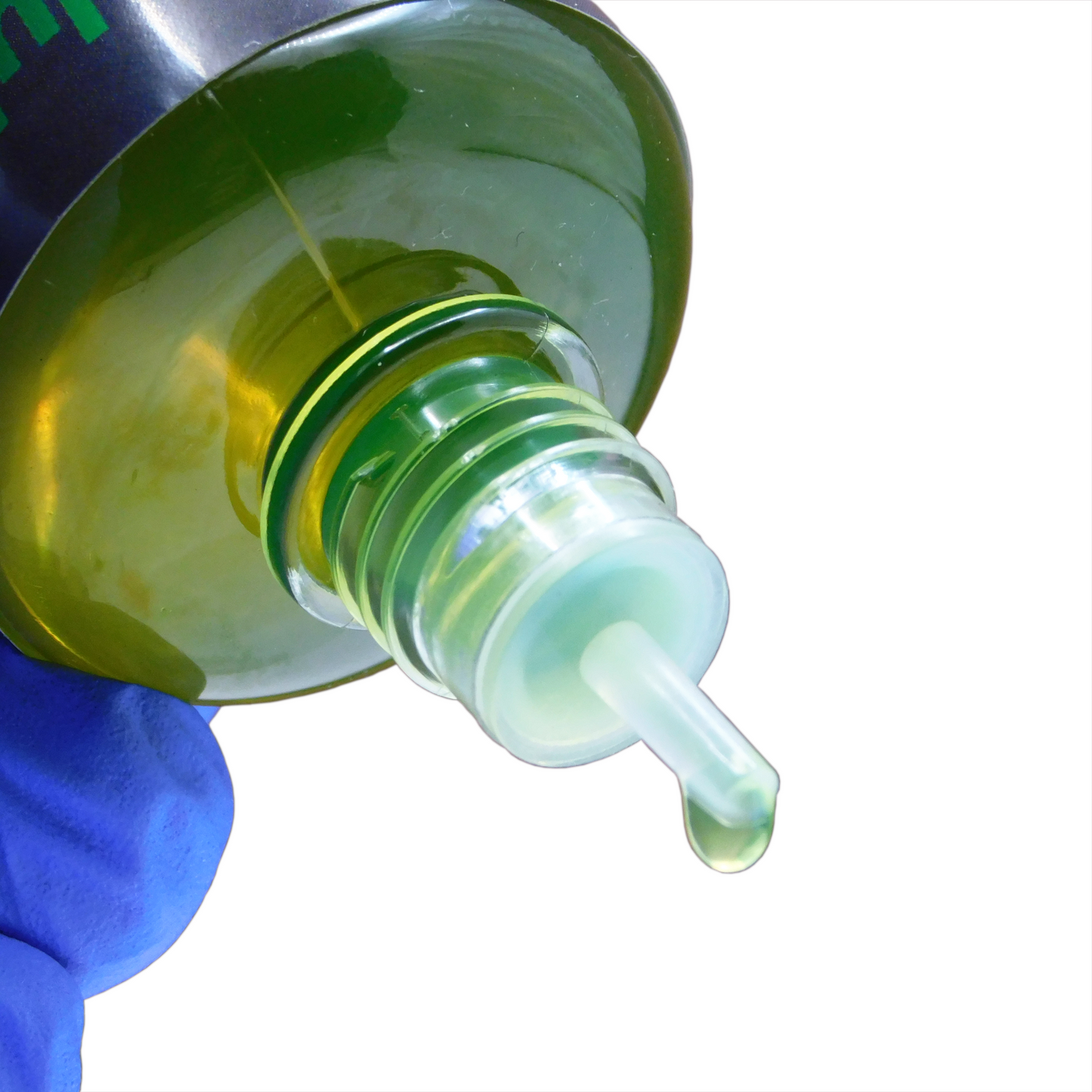 A 50ml plastic bottle of Revolubes e-blend bicycle chain lube with a precision applicator, designed for use in electric bikes.